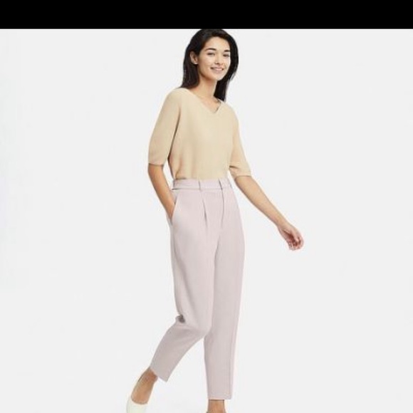 drape tapered pants uniqlo